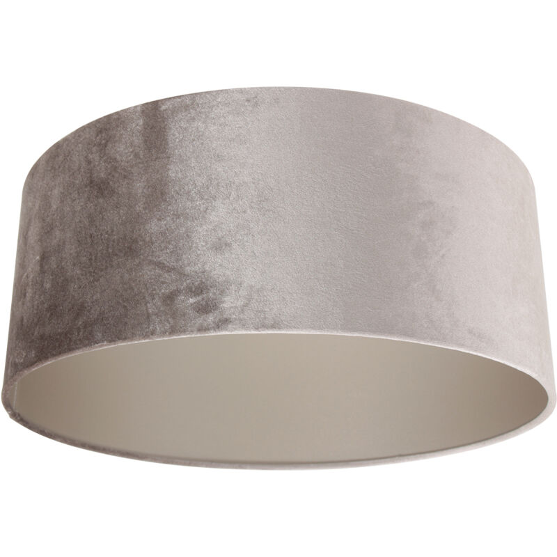 Steinhauer - abat-jour - Shade - argent - velours tissu - Ø 50cm