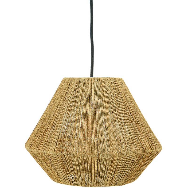 Abat-jour à suspendre en jute naturel Diamètre 33 cm