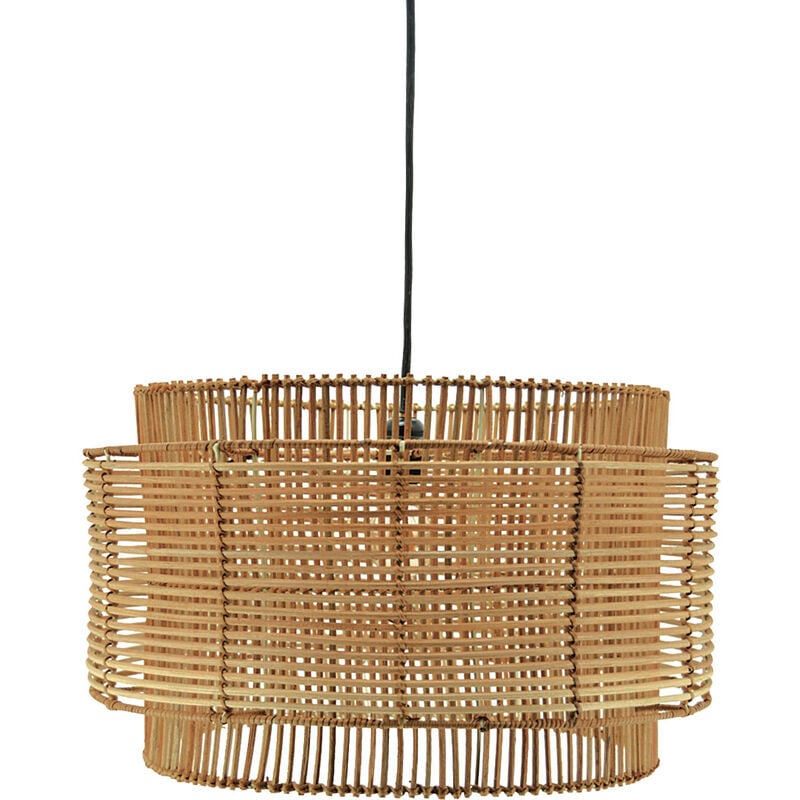 Abat-jour à suspendre en rotin naturel Diamètre 50cm