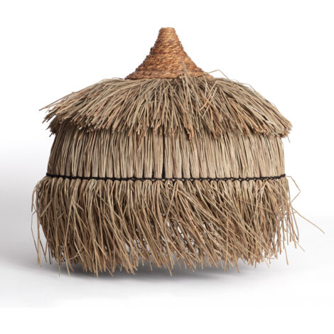 Abat-jour Suspension Rotin Liana ILUZZIA Naturel