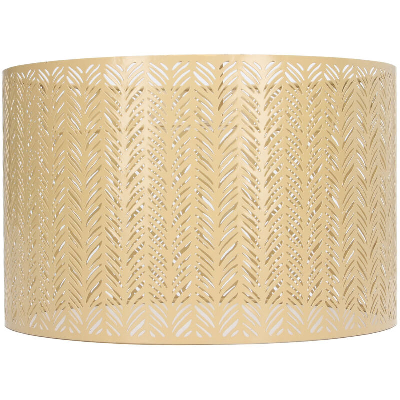 Abat-jour tambour E27 E14, Clip en forme de feuille de sapin, couvercle d'abat-jour décoratif en métal ajouré pour lampe de plafond murale de Table,