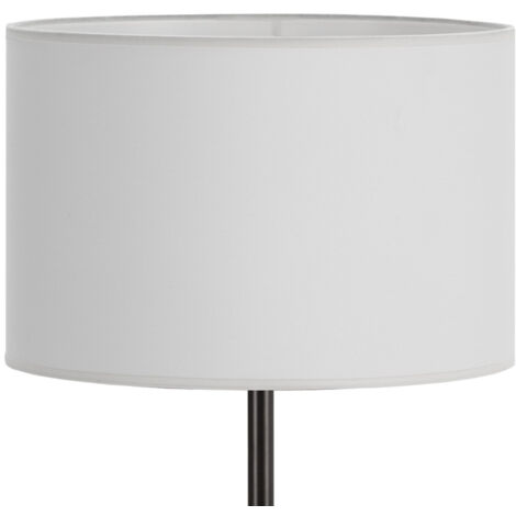 Abat-jour tube 30x30x20 coton blanc
