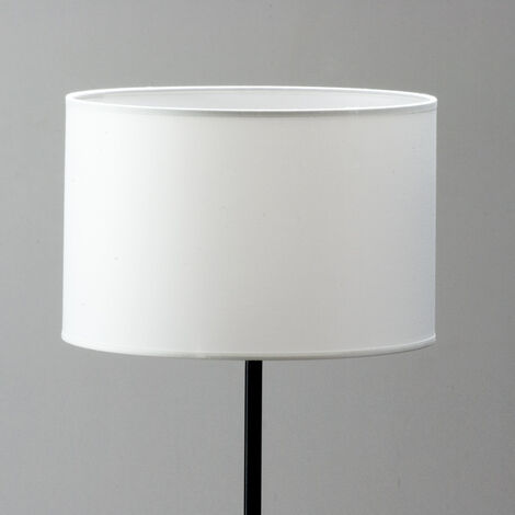 Abat-jour tube 40x40x24 coton blanc