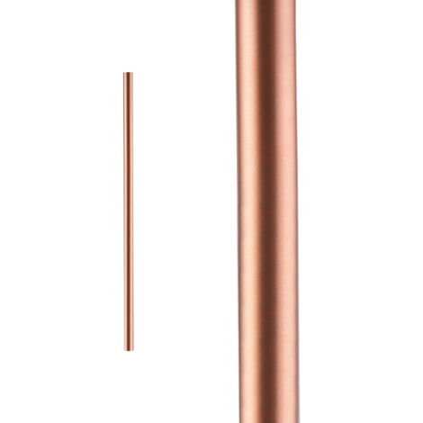 Abat-jour tube cuivre satiné 75 cm Nowodvorski Laser