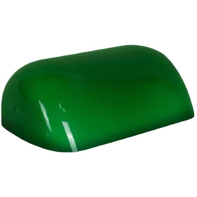 Abat-jour,Remplacement Glass Bankers Couverture de l'abat-jour pour lampe de bureau (vert)