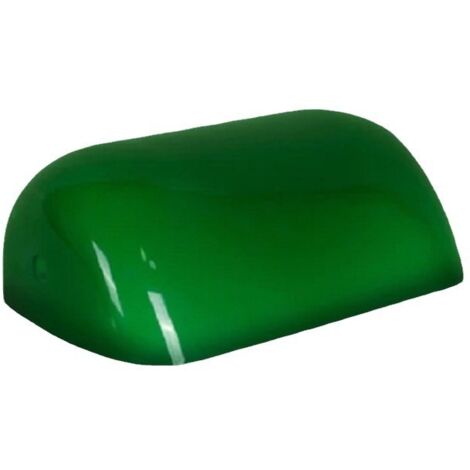 Abat-jour,Remplacement Glass Bankers Couverture de l'abat-jour pour lampe de bureau (vert)
