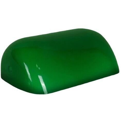 Abat-jour,Remplacement Glass Bankers Couverture de l'abat-jour pour lampe de bureau (vert)