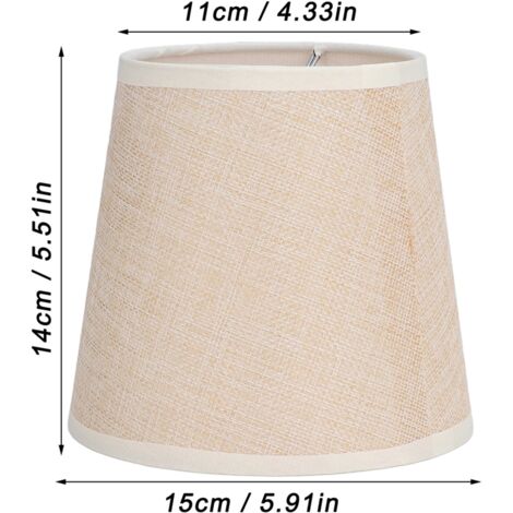 Abat-jours pour lustre, style moderne et simple, conception raffinée, anti-poussière, montage facile, large gamme d'applications, petite lampe