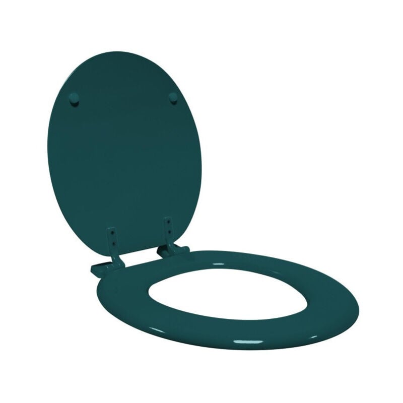 Bricoline - Abattant wc 37 x 47 cm Ginkoblue - mdf Imprimé - Livraison gratuite