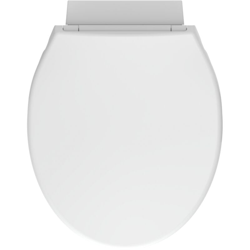 Centrale Brico - Abattant avec frein de chute plastique thermodur Stability blanc