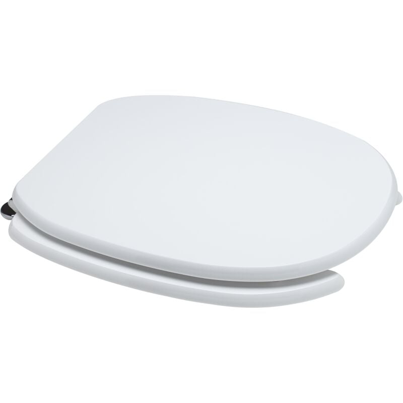 Kiamami Valentina - Abattant De Siège De Toilette Pour Handicapés En Mdf Avec Ouverture Centrale