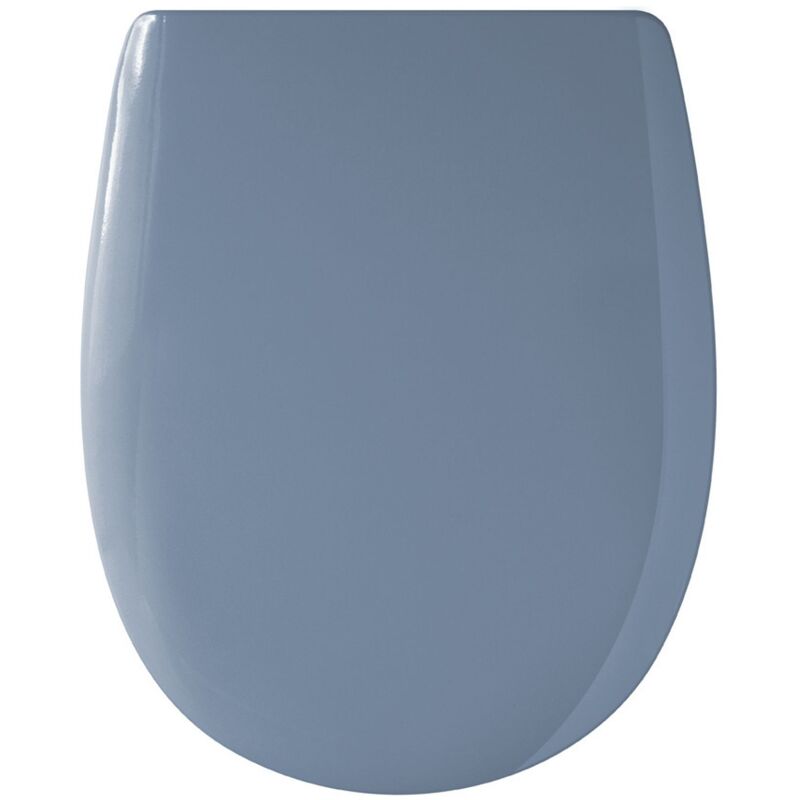 Olfa - Abattant easy clip avec descente assistée uni Bleu azur 36x46.5 cm
