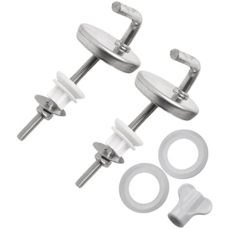 Abattant de toilette charnires silencieux en acier inoxydable