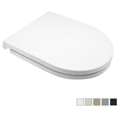 Abattant de toilette gris mat