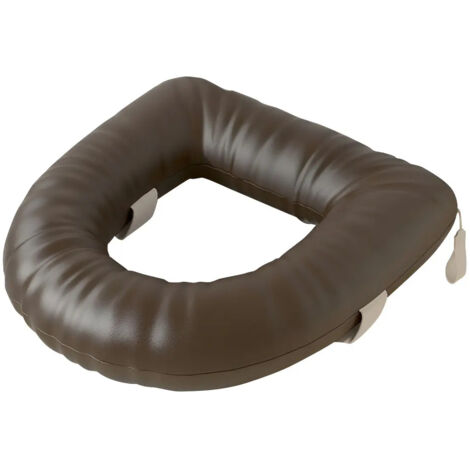 Abattant de toilette R compatible avec la plupart des toilettes marron