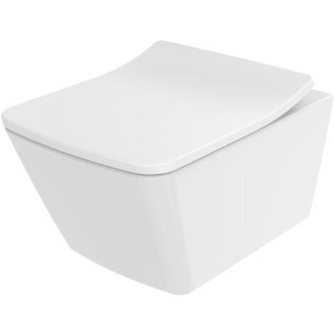 Abattant de W.-C. TOTO SP, design carré, amovible, avec