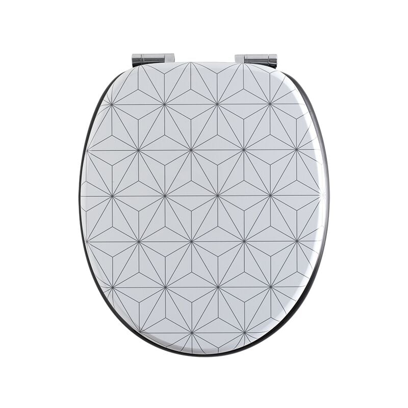 Wirquin - Abattant Woody fsc wc en bois - Décoration Origami Pro