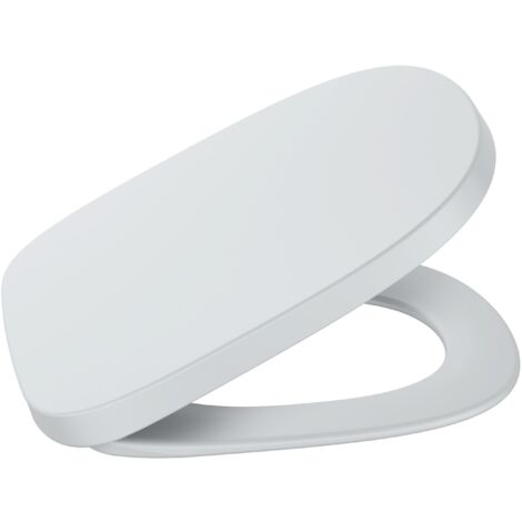 Abattant et couvercle de toilette SUPRALIT® avec goutte coussinée BEYOND - ROCA Couleur : Pearl