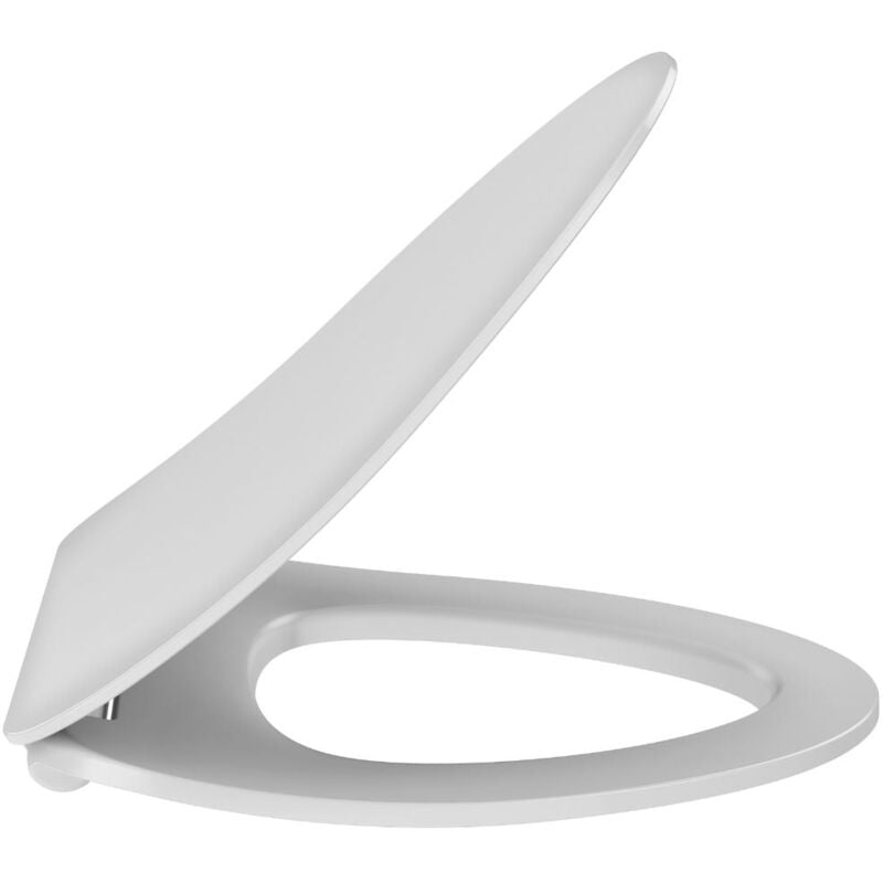 Jacob Delafon - Abattant extra-plat Nouvelle Vague descente progressive et déclipsable, Blanc