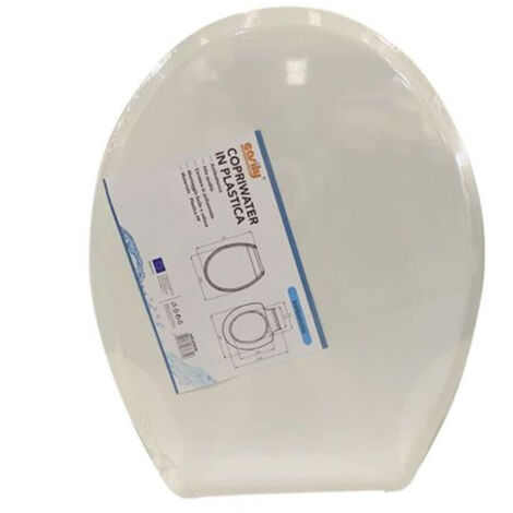 Abattant Plastique Wc Lotos Slim Design Blanc 87635