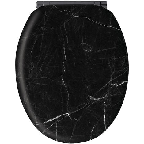 Abattant pour wc mdf effet marbre