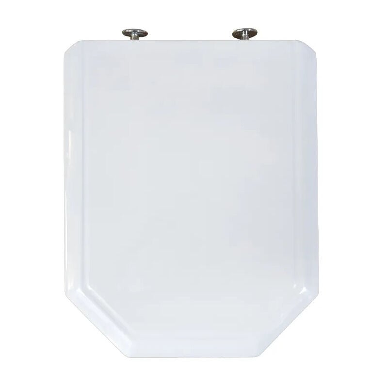 Espinosa - Abattant pour wc selles Equipage 2 (entraxe 155 mm), blanc