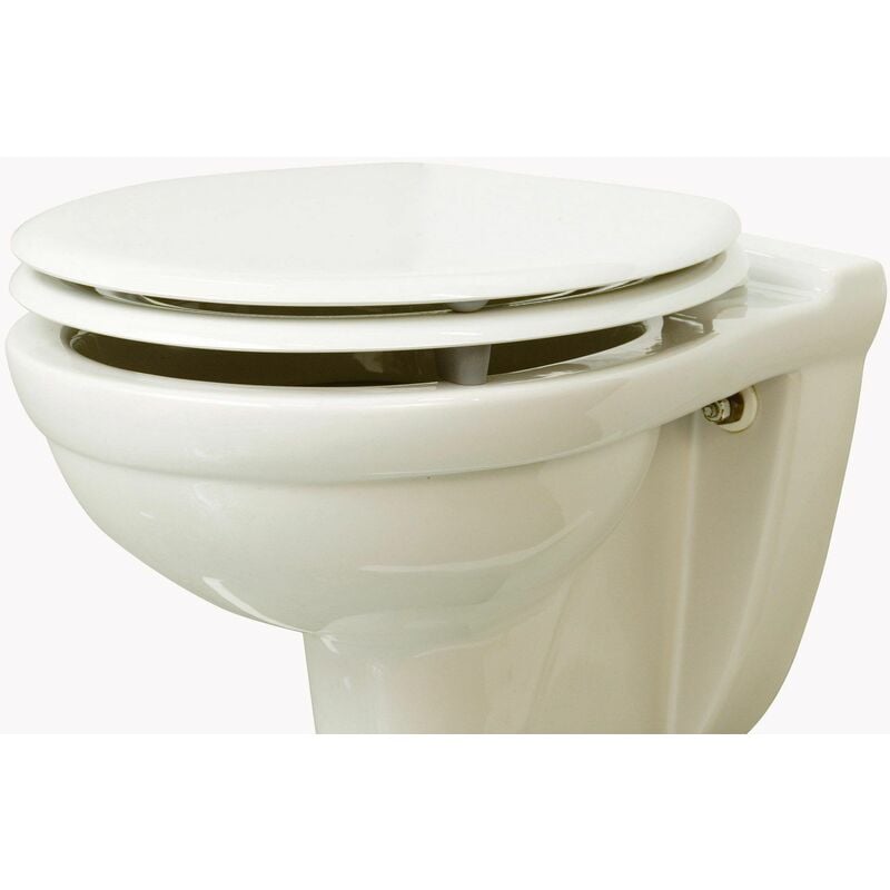 Abattant réhaussé UNIVERSAL - Couleur : Blanc