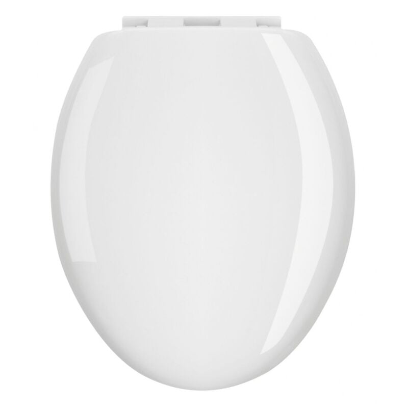 Abattant wc descente assistée blanc Mazu