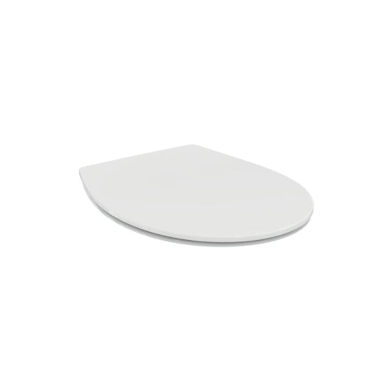 Ceramica Dolomite - Siège de toilette blanc brillant avec charnières en plastique - Ideal Standard Eurovit