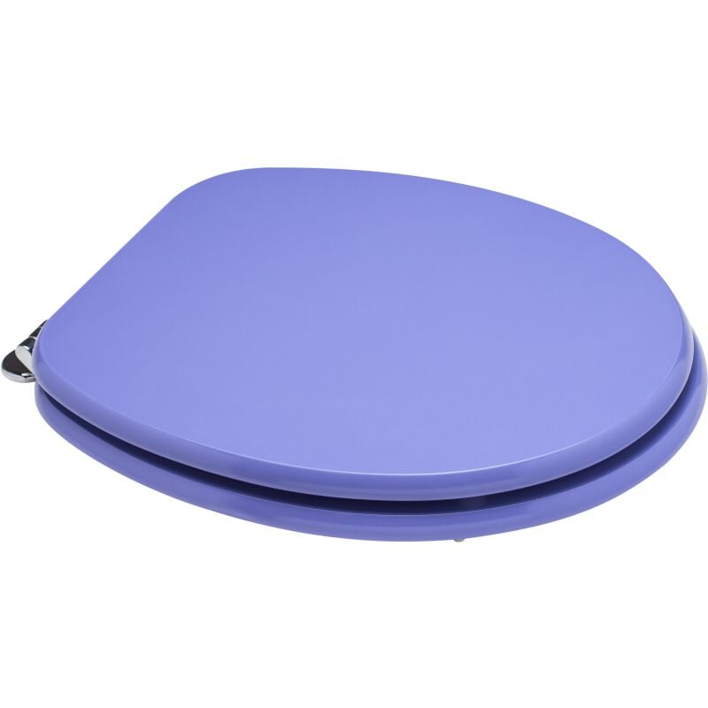 Kiamami Valentina - Abattant Universel Pour Toilettes En Mdf Certifié Fsc De Couleur Lilas