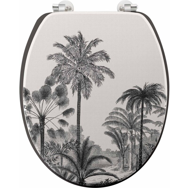 Abattant wc 37 x 46 cm charnieres metal Cocoty