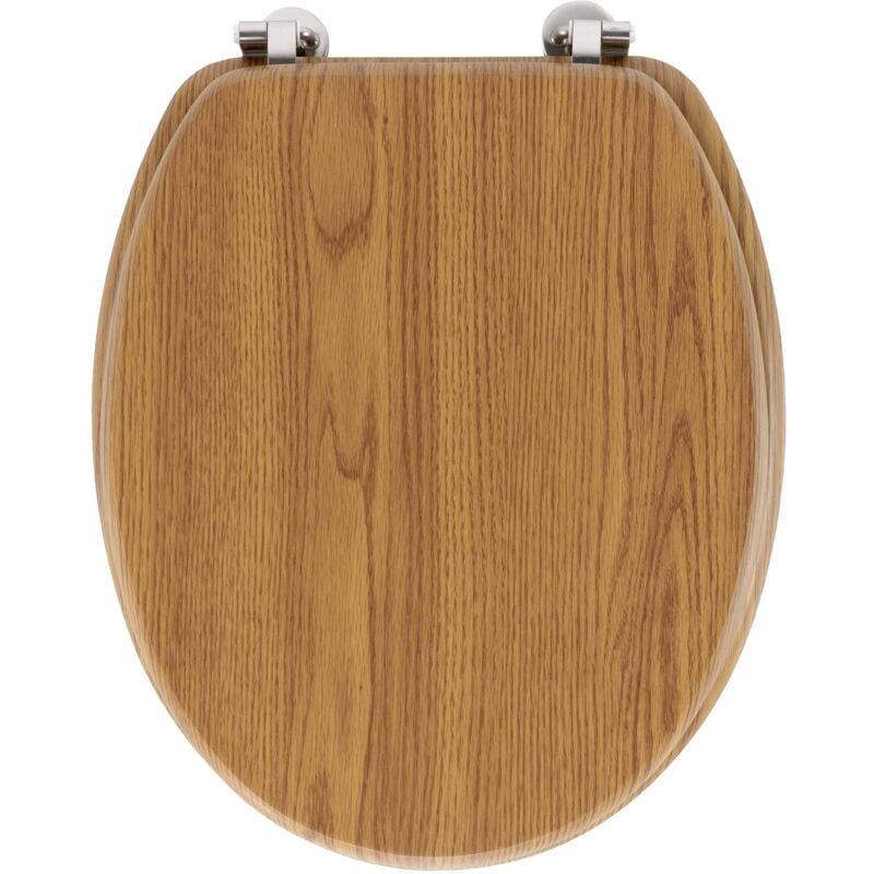 Abattant WC 37 x 46 cm Strata marron