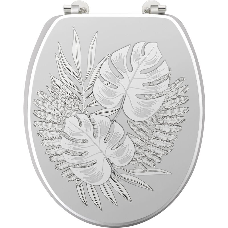 Abattant wc 37.5 x 46 cm Feuilles d ambre