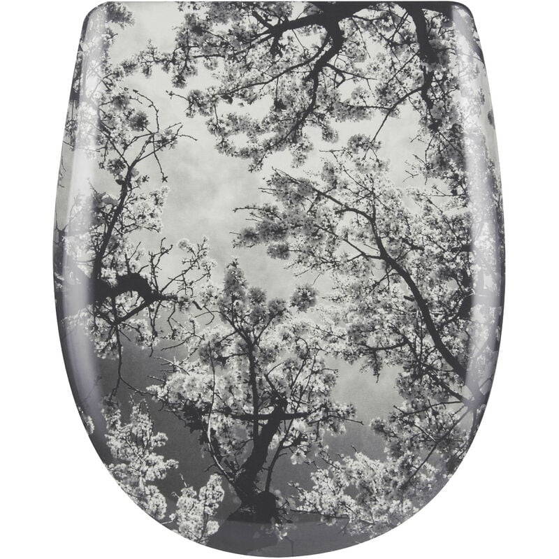 Abattant wc Ariane Dream Brillant - descente manuelle - Déclipsable Olfa