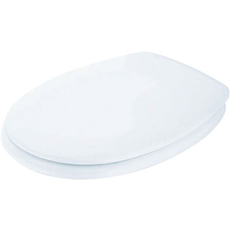 Abattant WC avec couvercle, charnières inox blanc IDEAL STANDARD