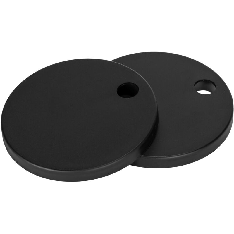 Wenko - Abattant wc noir mat Galati 36 x 46 cm descente amortie en Duroplast Soft-Touch effet design hygiénique anti-fingerprint avec fixation