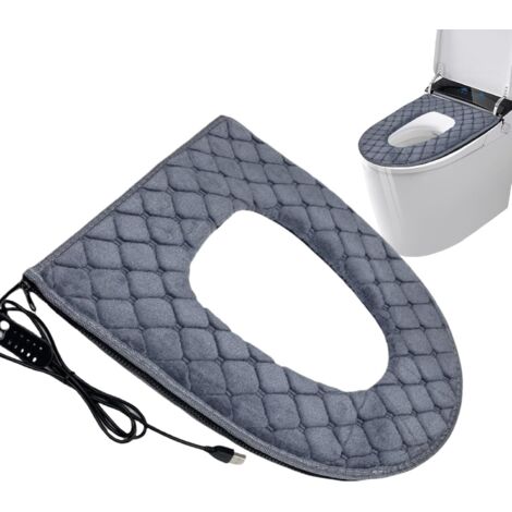 Abattant WC avec USB chauffante réglable à 5 niveaux,