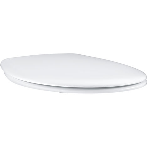 Abattant WC Bau Ceramic – Duroplast blanc alpin – Système de fixation rapide – Compatible cuvettes GROHE Bau Ceramic