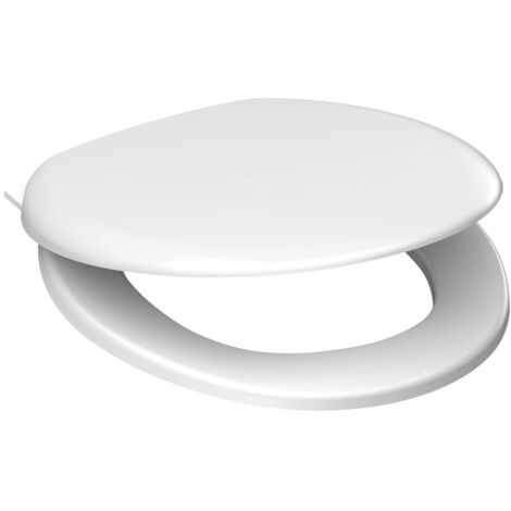 Abattant WC blanc avec fermeture amortie Blanc