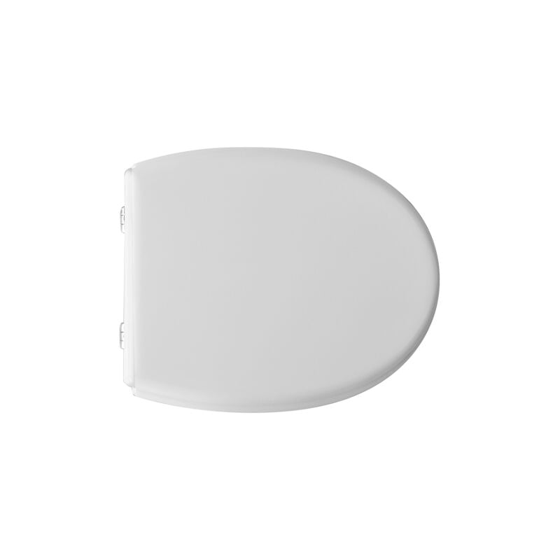Dianhydro - Abattant wc pour Azzurra vaso Classe 05 44-46,5x37,5 cm abattant wc blanc en fonte de bois avec charnie'res a' expansion re'glables