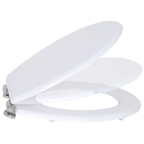 Abattant wc blanc mdf fermeture lente - MSV