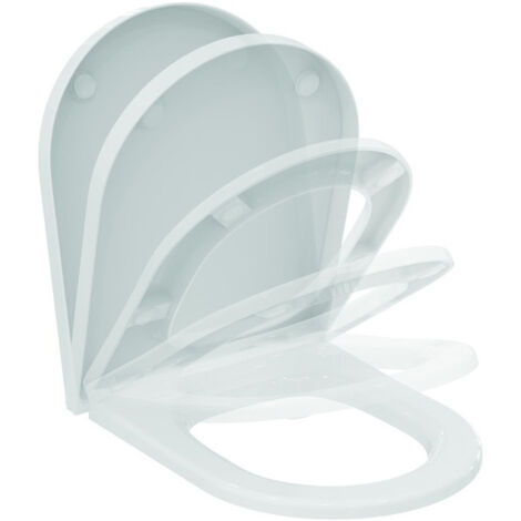 Abattant WC BLEND ROUND 360x455x35mm blanc fermeture amortie IDEAL STANDARD