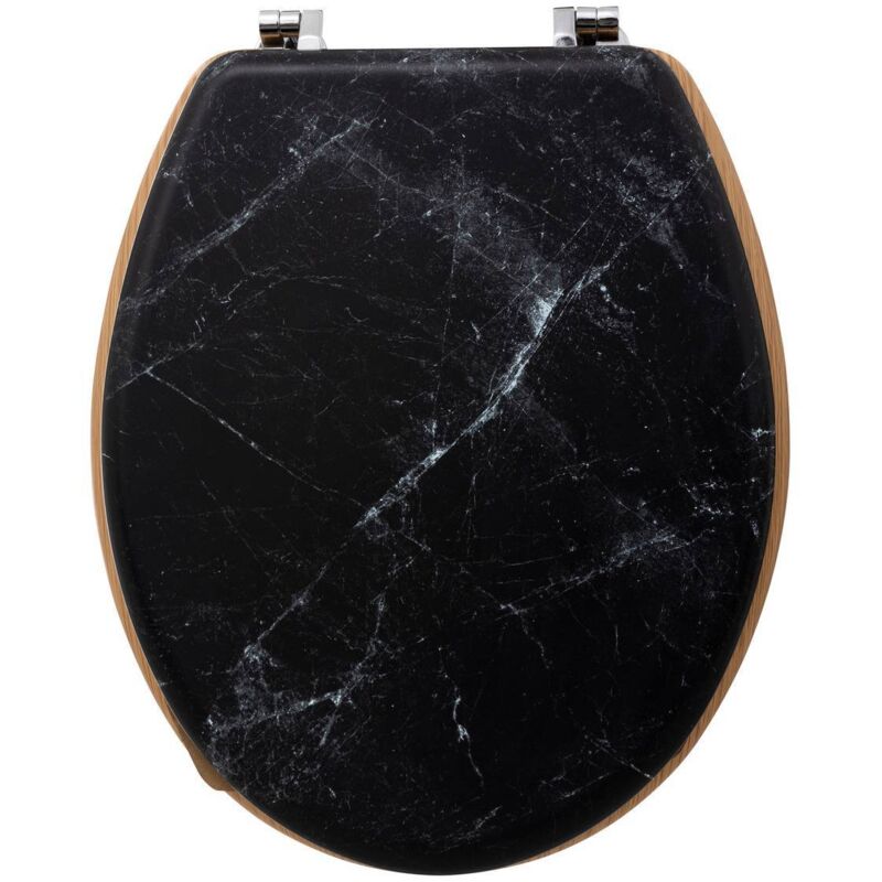 5five Simply Smart - Abattant wc En Bois Léa Noir Five