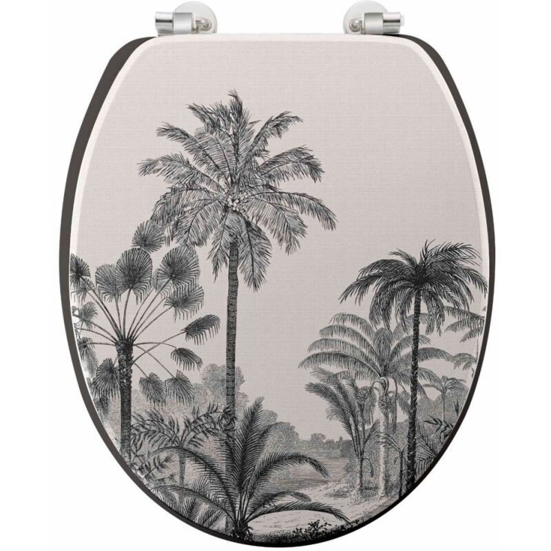 Abattant wc charnières métal cocoty