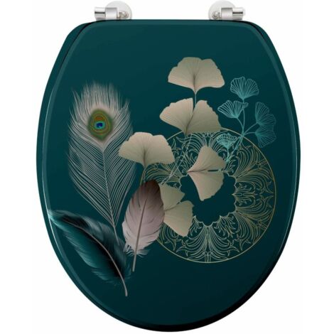 Abattant WC charnières métal GINKO