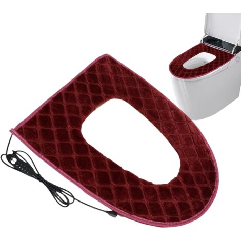 Abattant WC chauffé, Chauffage réglable à 5 Niveaux, Tapis