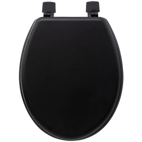 Abattant wc colorama noir en bois laqué - 5five