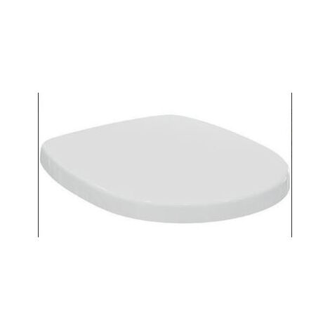 Abattant WC CONNECT avec couvercle, charnières en acier inoxydable à fermeture amortie blanc IDEAL STANDARD