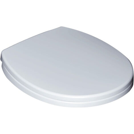 Abattant WC CONTOUR 21 charnières en acier inoxydable blanc IDEAL STANDARD