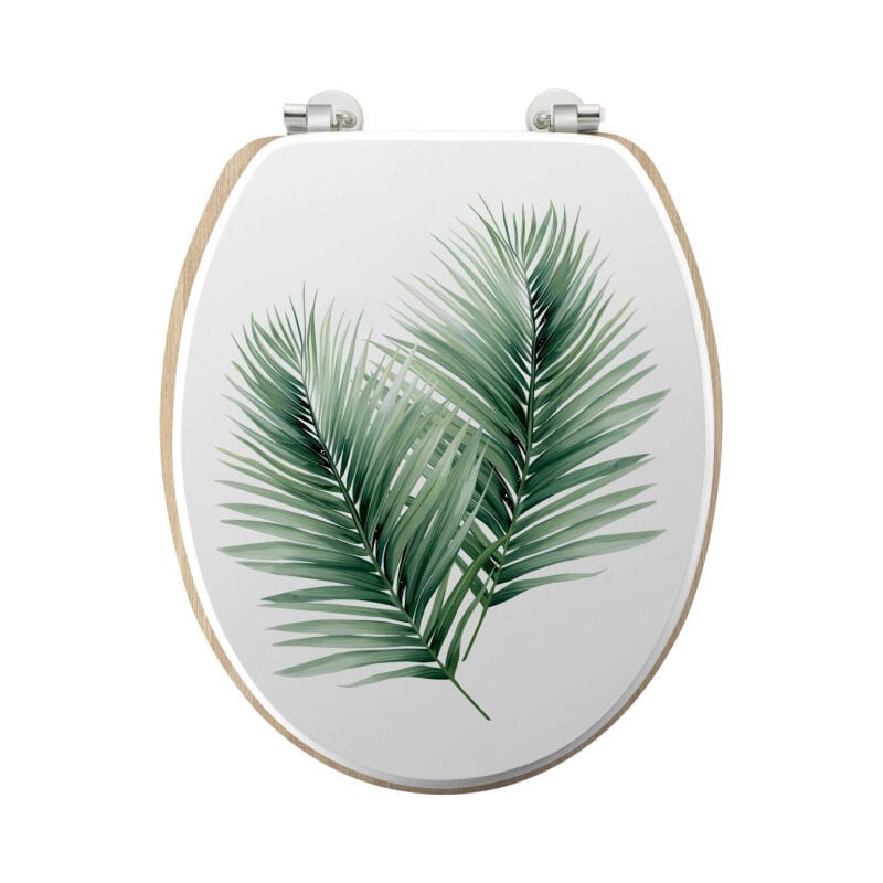 Abattant WC Déco "Havane" 46cm Blanc